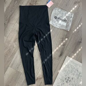 Maternity Black High-Waisted Leggings